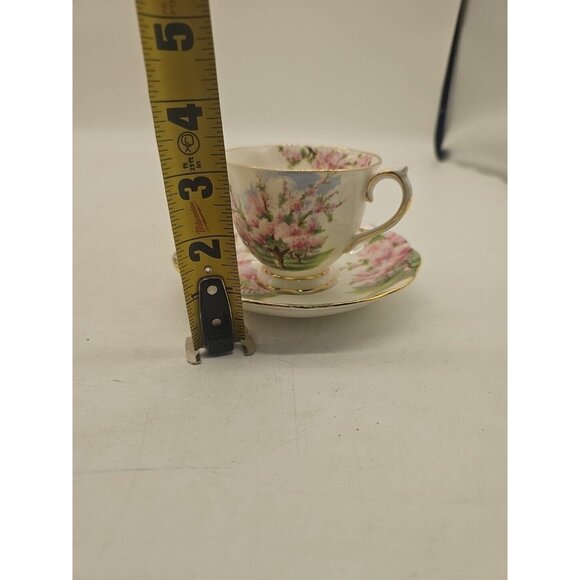 Royal Albert Bone China Blossom Time 1 Cup & Saucer Set  c.1933-01 Vtge  England - Picture 7 of 7